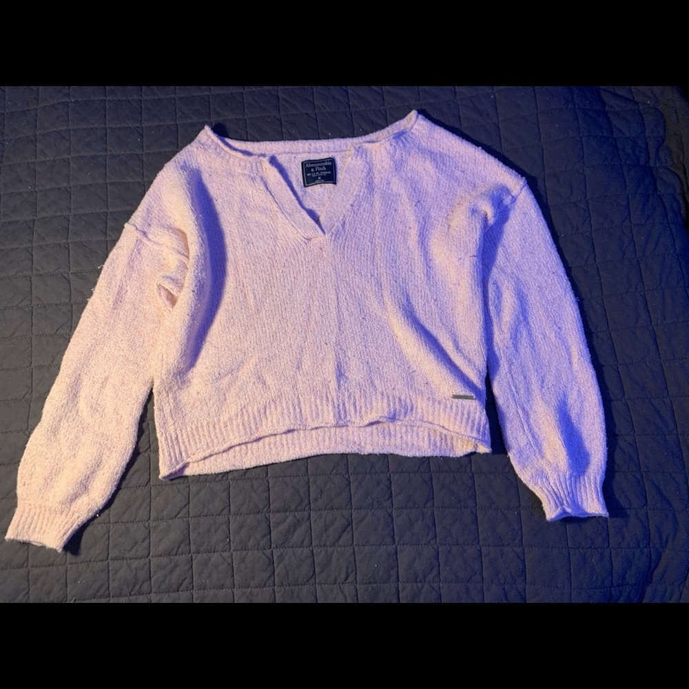 Light pink long sleeve top